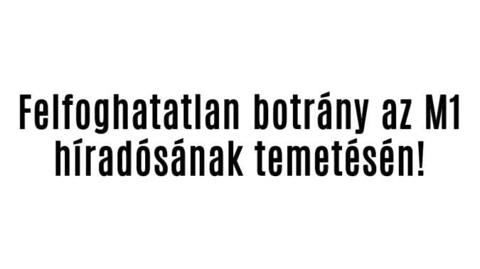 Felfoghatatlan botrány az M1 híradósának temetésén!