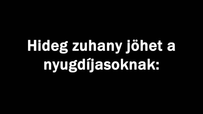 Hideg zuhany jöhet a nyugdíjasoknak: